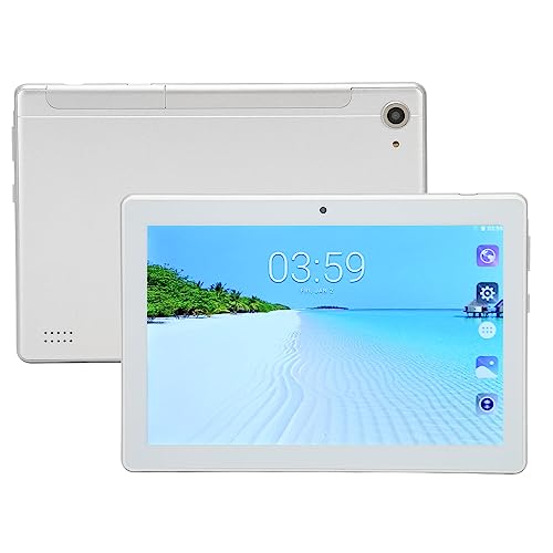 8 Zoll Tablet, HD IPS Touch Screen Tablet für Android, 2GB RAM 16GB ROM Octa Core CPU Gaming Tablet, Unterstützung Dual SIM Dual Standby, 4000mAh Akku (Silber) von Annadue
