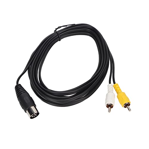8-poliges Din-auf-Cinch-Kabel, 8-poliger Din-Stecker auf 2 Cinch-Phono-Stecker, Audiokabel für Alte Soundgeräte, 9,8 Fuß 8-poliges Din-auf-Cinch-Kabel, 8-poliger Din-Stecker auf 2 Cinch-Phono-Stecker, Audiokabel für Alte Soundgeräte, 9,8 Fuß von Annadue