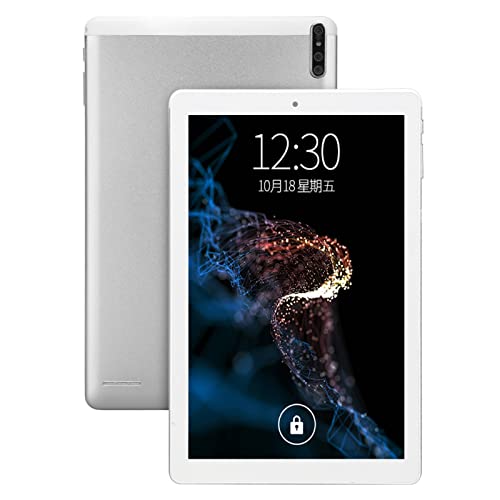 A8P 10,1 Zoll Tablet für Android 5.1-2,4 G/5 G Dualband WLAN Fähiges Tablet 1 GB + 16 GB 30 W + 200 W 1960 * 1080 MTK6592 8 Core 2,5 GHz 4500 MAh 100-240 V Silber von Annadue