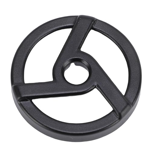 ABS 45 U/Min Rekordadapter für 7in, 38 Mm Schwarzer Universeller Drehzahladapter mit Nicht Slip Design, Passt die Meisten Phonographen, DJ und Häusliche Verwendung von Annadue