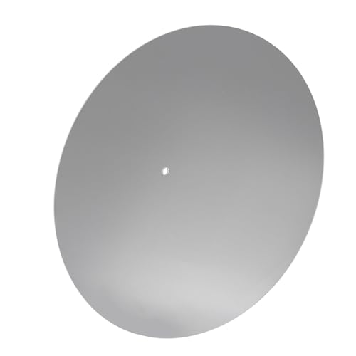 Acryl Plattenspielermatte, Professionelle Geräuschreduzierung, Acryl Plattenspieler Plattenmatte, Stilvolle Antistatische Acryl Slipmat für LP Plattenspieler (Transparent) von Annadue