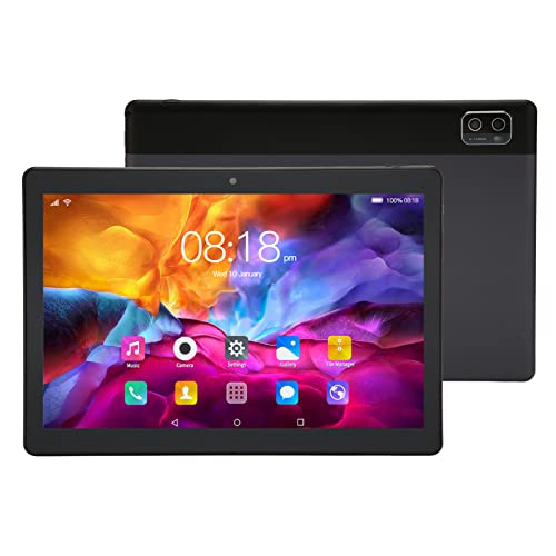 Android 5,1 Tablet, P50 10,1 Zoll Tablet 1 GB RAM 16 GB ROM, 2,4 G/5 G WiFi Calling Tablet, MTK6592 8 Core Prozessor, 1960 X 1080 IPS Display, 8800 MAh Akku(EU) von Annadue