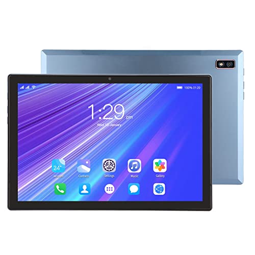 Android Tablet, HD IPS Bildschirm, 10 Zoll Tablet, 6 GB RAM, 128 GB ROM, 4G Tablet, Typ C Lade Call Tablet, Octa Core Prozessor, WLAN, Bluetooth, 8 MP Front 20 MP Rückkamera(EU) von Annadue