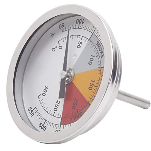 Annadue 0-300 ℃ 1/2 Zoll Grilltemperaturanzeige, professionelles BBQ-Grillthermometer Ofenthermometer Edelstahl 50-500 ° F für Grill, Rauch, Flüssigkeiten usw Annadue 0-300 ℃ 1/2 Zoll Grilltemperaturanzeige, professionelles BBQ-Grillthermometer Ofenthermometer Edelstahl 50-500 ° F für Grill, Rauch, Flüssigkeiten usw von Annadue