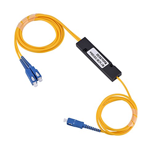 Annadue 1 Bis 2 Singlemode SC-Glasfasersplitter 1310 Nm-1550 Nm, Trägerklasse-geringer Einfügungsverlust, mit SC-SC-Anschluss, Für FTTX, Bildungsnetzwerk, Industrial Medical Network usw. von Annadue