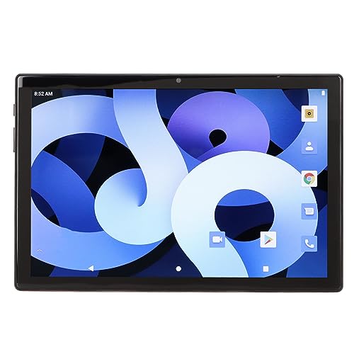 Annadue 10,1-Zoll-Tablet, 4G LTE HD-Tablet mit 2560 X 1600 Auflösung, 12 GB RAM und 512 GB ROM, 8 MP Vorne, 16 MP Hinten, Dual-Karten, Dual-Standby, Unterstützt WiFi BT FM OTG (Gold) von Annadue