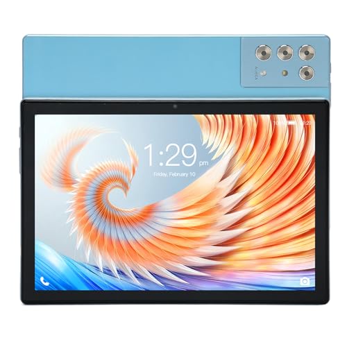 Annadue 10,1 Zoll Tablet mit Octa Core CPU, 8 GB RAM, 256 GB ROM, Dual Kamera, 7000 mAh Akku, FHD Bildschirm, Augenschutzmodus (EU-Stecker) von Annadue