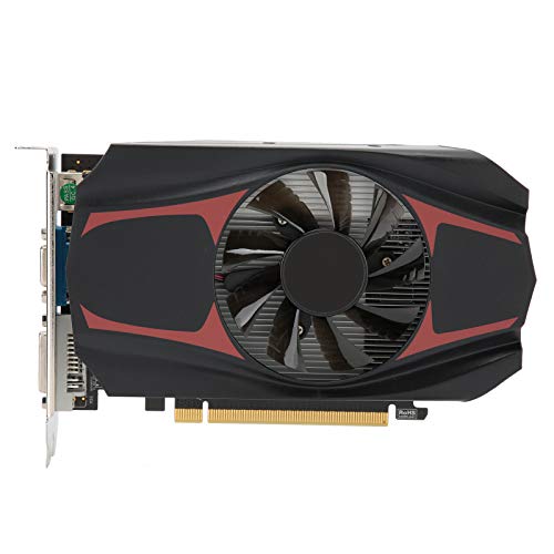 Annadue 128 Bit DDR5 Gaming Grafikkarte mit 1 GB Videospeicher, 650 MHz Kernfrequenz, Leise und Effizient für Hochleistungs Gaming mit PCI Express 2.0 von Annadue