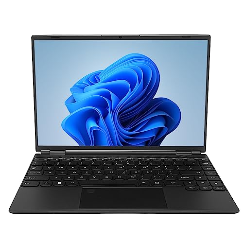 Annadue 14 Zoll Laptop, 14 Zoll HD IPS Ultra Slim tragbarer Laptop für Windows 11, 16 GB RAM Gaming Laptop für Intel Celeron J4105 für Geschäftsstudenten, Unterstützt (16 GB + 128 GB von Annadue