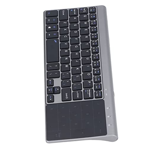 Annadue 2,4 G Kabellose Tastatur,Ultradünne Tragbare Tastatur mit Touchpad und Ziffernblock für, IOS, Laptop, Computer, TV Box, Plug and Play von Annadue