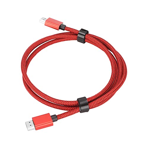 Annadue 2.1 Kabel 1,5m, 8K @60HZ, Ultra High-Speed ​​48Gbps, 8K 60HZ, 4K 120HZ, 7680x4320, für Notebook, STB, für PS3, für, PC, Etc (Rot) von Annadue