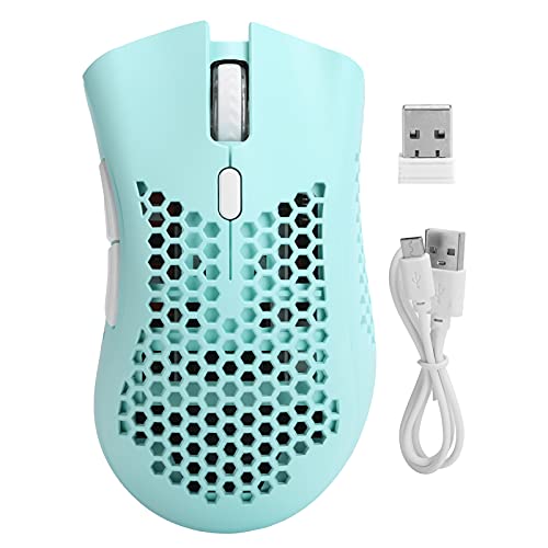 Annadue 2.4G Wireless Maus, Wireless Optical Computer Mouse + Empfänger, 5 Arten von RGB Beleuchtung / 3 Gang DPI Empfindlichkeitseinstellung/Nimmt EIN Hohles Design An. von Annadue
