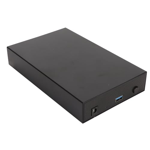 Annadue 3,5 Zoll Desktop Metall Mobilfestplatte, USB3.0 Festplattenspeicher für PC/TV/Desktop/Laptop. 100 240V (8TB) von Annadue