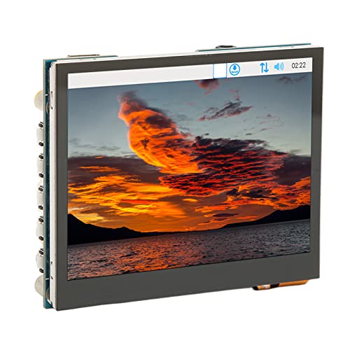 Annadue 3,5 Zoll Kapazitiver Touchscreen, 640 X 480 IPS Bildschirm, HDMI Schnittstellenmonitor für Raspberry Pi/Jetson Nano/Tinker Board. von Annadue