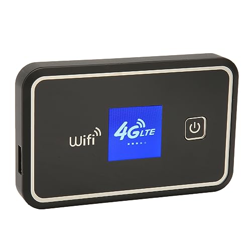 Annadue 4G LTE Mobiler WLAN Hotspot, 4G LTE WLAN Reiserouter mit SIM Kartensteckplatz für Unterwegs, Entsperrte Tragbare WLAN Hotspot Geräte für Laptop, PC, Telefon, Tablet von Annadue