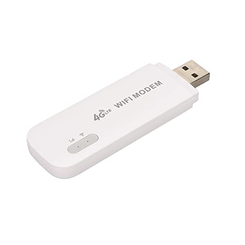 Annadue 4G LTE USB WLAN Modem, Tragbarer WLAN Router Mobile Internetgeräte mit SIM Kartensteckplatz, Mobiler Hotspot WLAN Router, Unterstützt 10 Geräte von Annadue