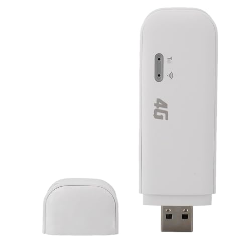 Annadue 4G LTE USB-WLAN-Router-Modem-Dongle, Mobiler WLAN-Hotspot mit SIM-Kartensteckplatz, 10-Benutzer-Verbindung, Mobiler Reise-WLAN-Modem-Dongle, Kabelloser 4G-Netzwerk-Router von Annadue