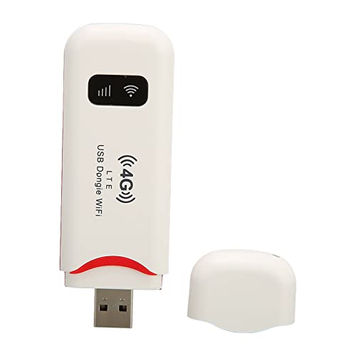 Annadue 4G LTE USB WiFi Modem, Tragbarer WiFi Router Mobile Internet Geräte für Heim/Reisen/Büro, Mobiler Hotspot Netzwerk Router mit SIM Karten Slot, Unterstützt 10 Geräte von Annadue