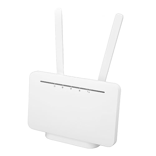 Annadue 4G LTE er WLAN Hotspot, 300 Mbit/s er WLAN Router, SIM Kartensteckplatz Entsperrt, Kabelloser WLAN CPE Hotspot für Desktop Computer, Monitore, Switches usw. (EU-Stecker 100–240 V) von Annadue