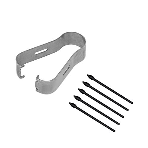 Annadue 5 Stück Ersatz Touch Stylus Tips S Stiftspitzen für Tab S6/S7/S7+/S6 Lite/Note10/Note 5G/Note10+/Note10+ 5G/Note20, mit Pinzette Zum Entfernen(Schwarz) von Annadue