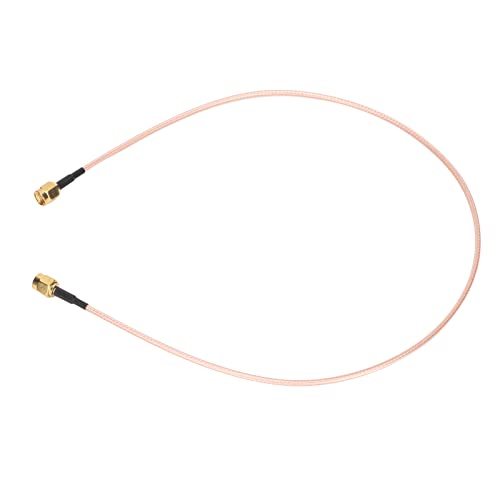 Annadue 50 cm Verlustarmes WLAN-Antennenkabel SMA-Stecker-Stecker-Kabel SMA-Stecker-Anschlusskabel SMA-Stecker-Koaxialkabel für Router, Signalverstärker, WLAN-Adapter von Annadue