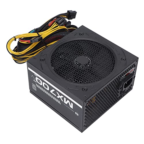 Annadue 500 W MX700 ATX PC-Netzteil mit 12 cm Leisem Lüfter und Motherboard 20+4 PIN / 4 X SATA/Grafikkarte 12 V 6 PIN/CPU 4 PIN von Annadue