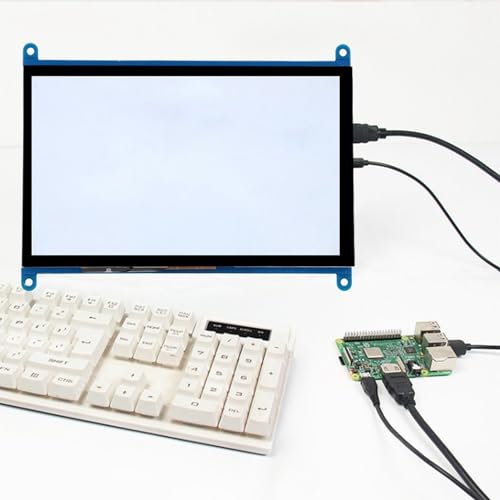 Annadue 7 Zoll HD IPS 1024 X 600 Bildschirm für Raspberry Pi, mit HDMI Eingang / IPS178 ° Vollbetrachtungswinkel/Hintergrundbeleuchtung, für Raspberry Pi/Windows/Ubuntu/Raspbain/Ulinx/Linx. von Annadue