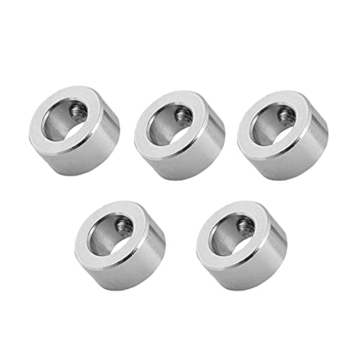 Annadue 8-mm-Wellensicherungsring-Set mit 5-teiligem T8-Leitspindel-Sicherungsring-Set, Vernickelte Eisenisolierung für 3D-Drucker von Annadue