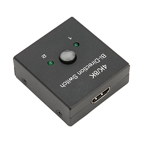 Annadue 8K 4K HDMI Bi Direction Switch, HDMI 2.1 Bi Directional Splitter für PS5, für PS4, für PS3, für Xbox Series X/S, für IOS TV, DVD Player, Fernseher, Projektoren, Monitore. von Annadue