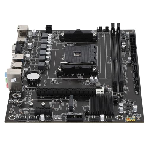 Annadue A320 M ATX-Gaming-Motherboard, DDR4-Boost, Bessere Leiterplatte, Multi-Screen-Display-Unterstützung für Ryzen5000, mit Kompatibilität mit Allen Gängigen Erweiterungsgeräten von Annadue