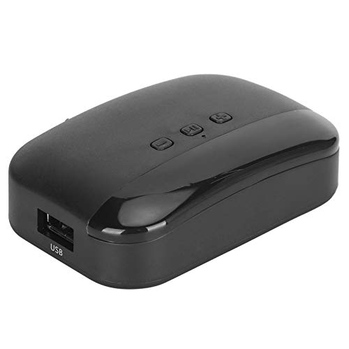 Annadue Bluetooth 5.0-Musikempfänger, USB-Audioempfänger, 3,5 mm, breite Kompatibilität, tragbar und freihändig, automatisch ausschaltbar, geeignet für Autos/Autos von Annadue
