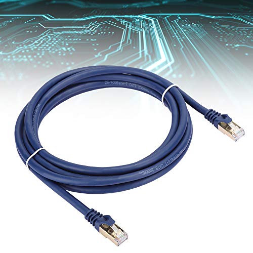 Annadue Cat8-Ethernet-Kabel, 3 M / 9,84 Ft 40 Gbit/S 2000 MHz SFTP-LAN-Netzwerk-Internetkabel mit RJ45-Stecker Netzwerk-Patchkabel Ethernet-Patch-LAN-Kabel für Router-Laptop von Annadue