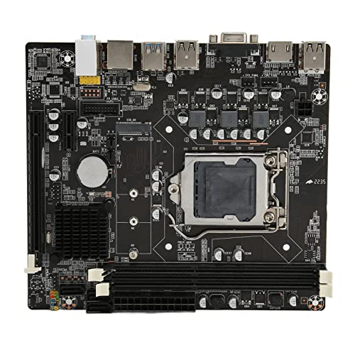 Annadue Computer Motherboard, Computer Motherboard mit LGA 1155 DDR3 1600 1333 1066 MHz 6 Kanal Audio Multi Interface, PCIE 16X Schnittstelle Gaming Motherboard von Annadue