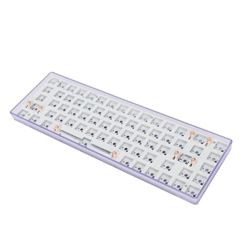 Annadue DIY Mechanisches Tastatur Kit, 68 Tasten Hot Swap 3Pin/5Pin Schalter Benutzerdefiniertes Tastatur Kit, Drahtlose 2,4G/Bluetooth5.0 Verbindung,65% Layout Switch Hot Swap Custom von Annadue