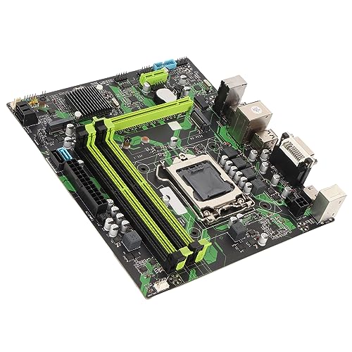 Annadue Desktop Motherboard, Mining Card Motherboard DDR3 Speicher, LGA1155 Unterstützt M.2 NVME Protokoll für Core I7, für Core I5, für Core I2, für E3/V1/V2 Serie. von Annadue