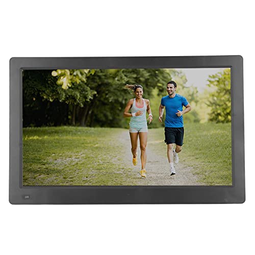 Annadue Digitaler Bilderrahmen, 15,6 Zoll 1920 X 1080 IPS Digitaler Bilderrahmen, USB oder SD Karte Einlegen, Video/Bildwiedergabe/Musik/Uhrkalender, Wandmontage.(EU) von Annadue