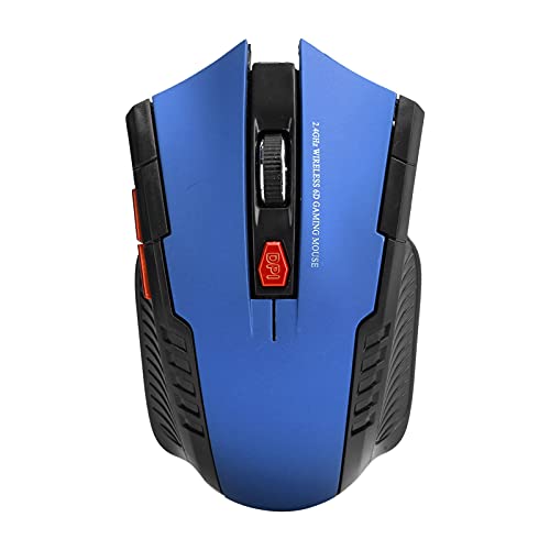 Annadue Drahtlose Maus, 2,4 G Drahtlose Ergonomische Maus mit USB-Empfänger und 3 Einstellbaren Pegeln, Kabellose Plug-and-Play-Maus Drahtlose Mäuse für PC/Desktop/Laptop (Blau) von Annadue