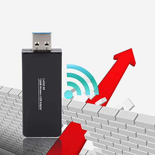 Annadue Drahtlose Netzwerkkarte Tragbarer WLAN-Adapter 2.4G / 5.8G Dualband für Tablet PC-Smartphones von Annadue