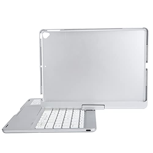 Annadue Drahtlose -Tastatur Klappbare Tablettastatur Tablet-Ständer-Abdeckung für OS Tablet (Silber) von Annadue