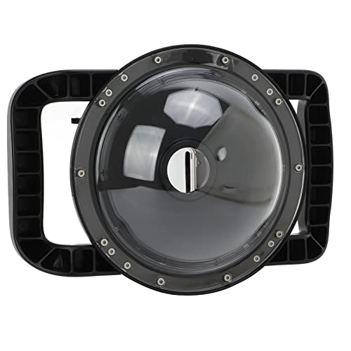 Annadue Dual Handle Stabilizer Grip Dome Port Objektiv Tauchtasche für DJI OSMO Action Kamera, mit Auslöser, Unterwasserfotografie Wasserdichtes Gehäuse von Annadue