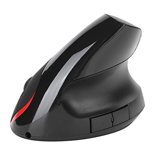 Annadue Ergonomische Maus, Kabellose Vertikale Maus, Wiederaufladbare Optische Mäuse für Mehrzweck, Büro-Gaming-Computermäuse, Kompatibler Laptop, PC, Computer, Desktop, Notebook Usw., Schwarz von Annadue