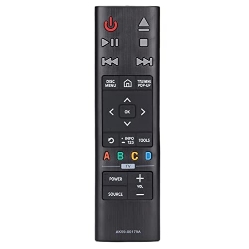 Annadue Ersatz-Fernbedienung für Samsung Blu-ray DVD-Player UBDK8500 UBD-K8500 RTAK5900179A UBDKM85C UBDK8500/ZA UBD-K8500/ZA UBDKM85C UBD-KM85C, AK59-00179A von Annadue