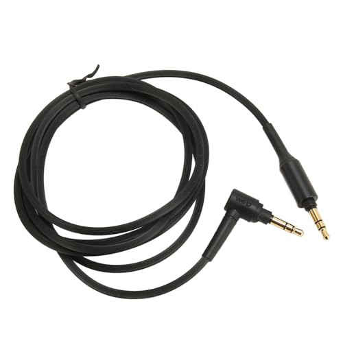 Annadue Ersatz WH-1000XM5 Aux-Kopfhörer Audio Kabel Kompatibel mit WH 1000 XM5 WH 1000 XM4 WH 1000 XM3 WH 1000 XM3 WH 1000 XM2 Kabellose Kopfhörer (1,5 M, Schwarz) (Standard Version) von Annadue