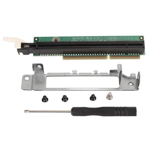 Annadue Erweiterungsgrafikkarte, Ersatz für ThinkCentre Tiny5 M920x M720q P330 Mainboard mit Halterung, PCIE16, 4 Port Netzwerkkarte, Unterstützt Grafikkarte von Annadue
