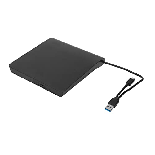 Annadue Externes DVD Laufwerk Gehäuse, Typ A Typ C Optisches USB 3.0 CD ROM Laufwerk Gehäuse, Optisches Laptop Laufwerk Gehäuse für 12,7mm/9,5mm SATA DVD RW Laufwerk von Annadue