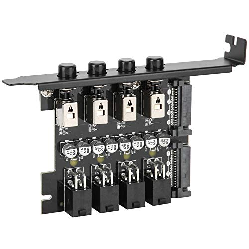 Annadue Festplatten Power Switch, SATA Laufwerksumschalter mit 4-15 Poligen Netzteilkabeln für Desktop PC Computer von Annadue
