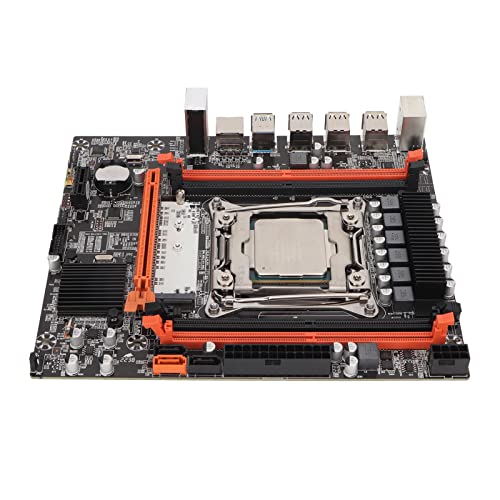 Annadue Für Intel H81/B85 (LGA 2011-3) PC-Motherboard mit 4×DDR4 2666/2400/2133MHz, NVME M.2, 2X SATA2.0, 1xSATA3.0, 1×PCI-E X16, USB 3.0, USB 2.0, 1 × RJ45, Für Desktop-PC von Annadue