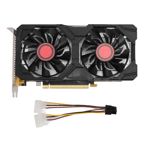 Annadue GTX1060 Grafikkarte 3 GB GDDR5 192 Bit, Leiser Dual Lüfter, PCIe, für Desktop Computer von Annadue