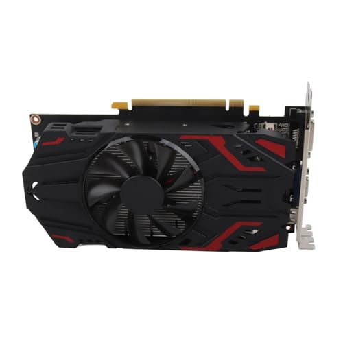 Annadue Gaming Grafikkarte, GTX550Ti 4GB 128BIT GDDR5 PCIE 2.0 Grafikkarte, HDMI VGA DVI Ausgang, 3400 MHz Speicherfrequenz Grafikkarte für Desktop Computer von Annadue