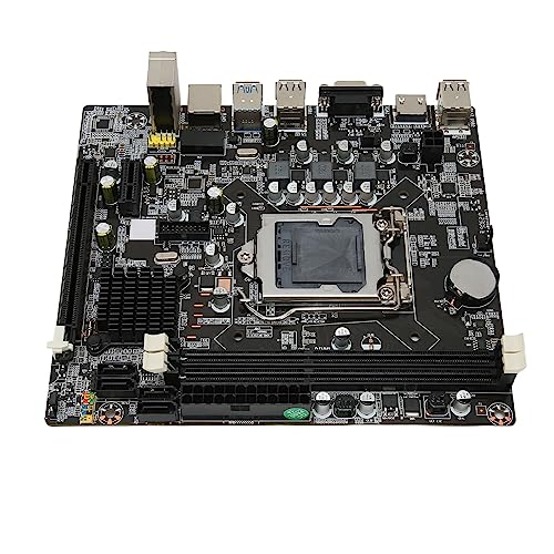 Annadue H61 DDR3 Mainboard für LGA 1155, Computer Motherboards für Intel Core I7/i5/i3 für Celeron für LGA1155 Prozessoren, Zweikanal DDR3 Unterstützung für HD Videoausgabe von Annadue